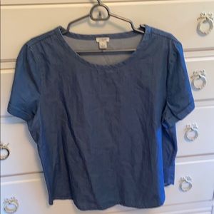 Jcrew Chambray top